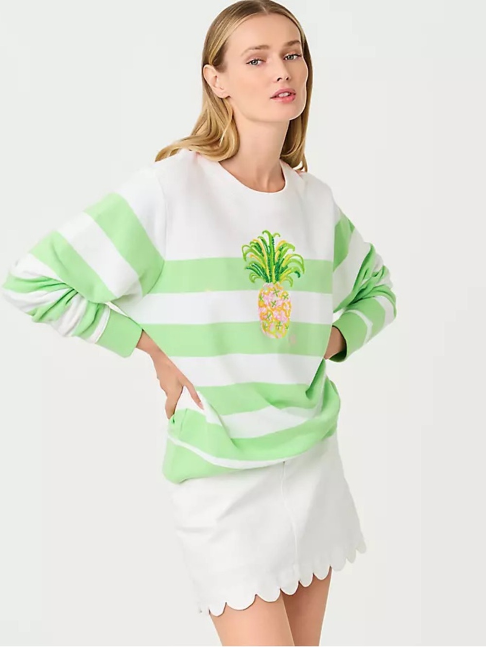 Lilly Pulitzer Ballad Cotton Sweatshirt NWT
